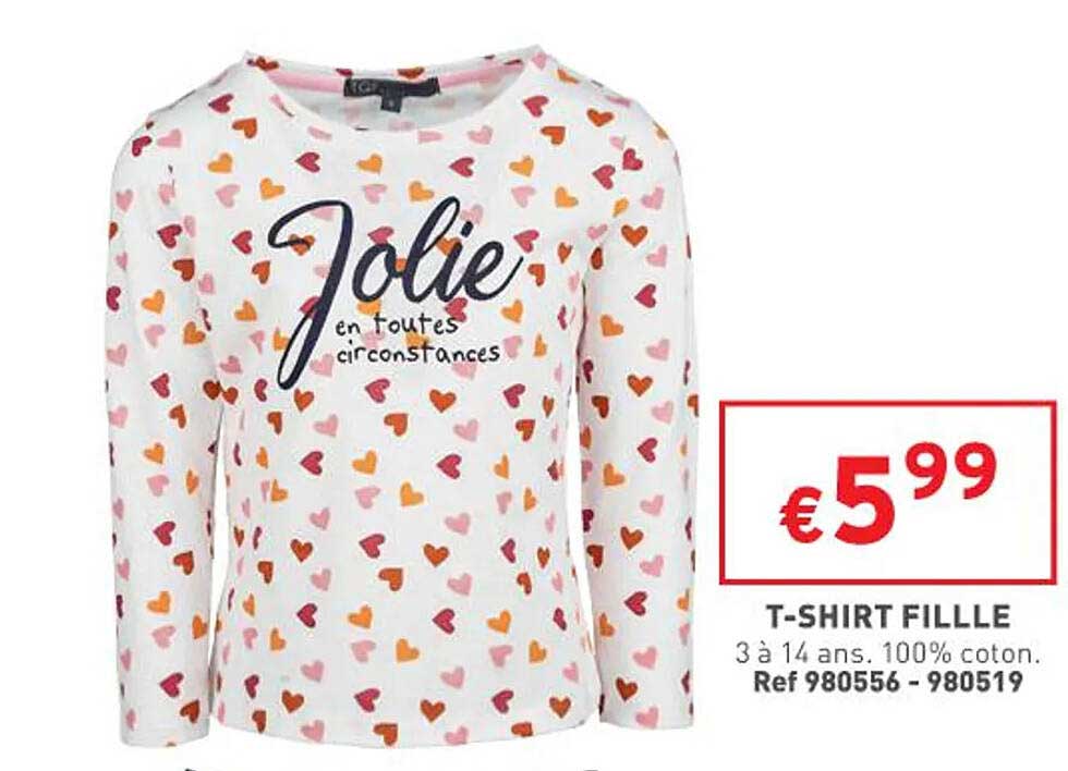 t-shirt fille