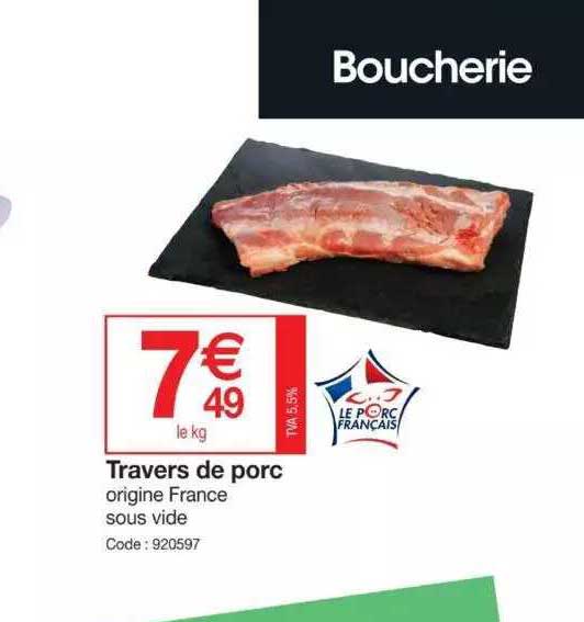 Travers De Porc