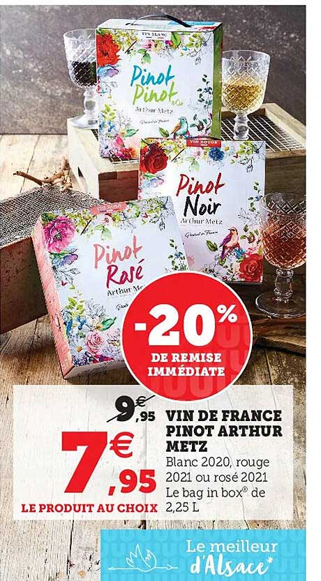 vin de france pinot arthur metz