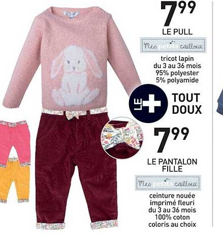 le pull mes petits cailloux le pantalon fille mes petits cailloux