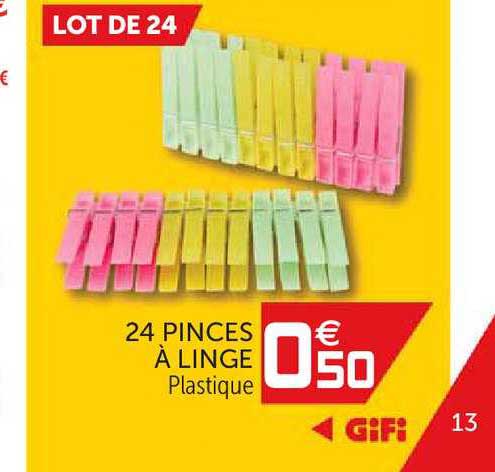 24 Pinces à Linge