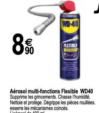 aérosol multi fonctions flexible wd40