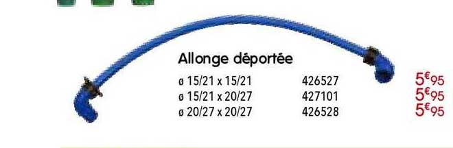 Allonge Déportée