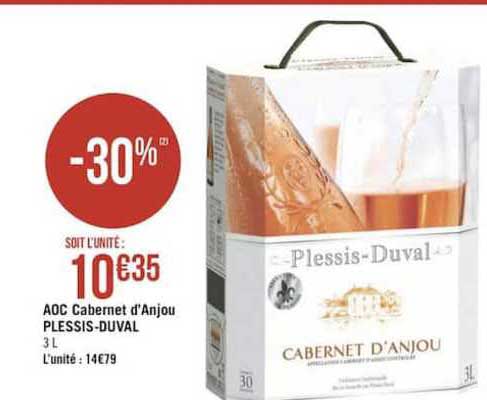 aoc cabernet d'anjou plessis duval