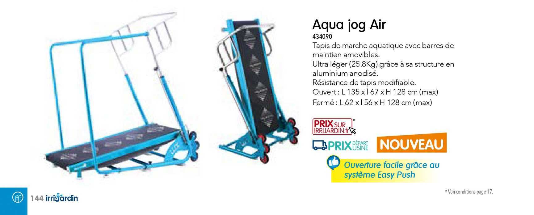 aqua jog air tapis de marche aquatique