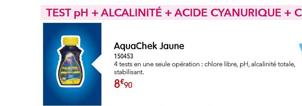 aquachek jaune