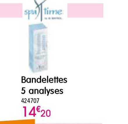 bandelettes 5 analyses
