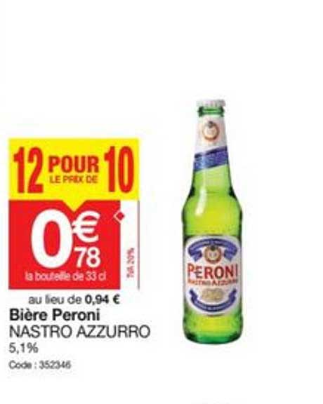 bière peroni nastro azzurro