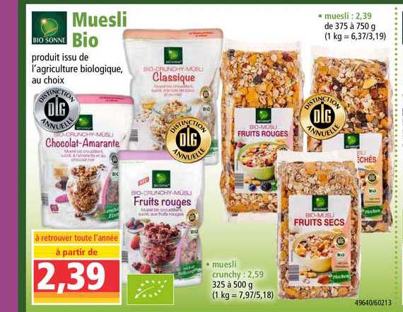bio sonne muesli bio