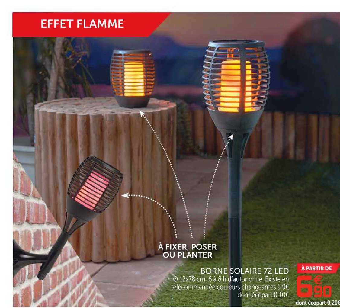 Borne Solaire 72 Led