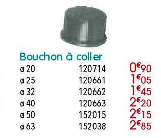 bouchon à coller