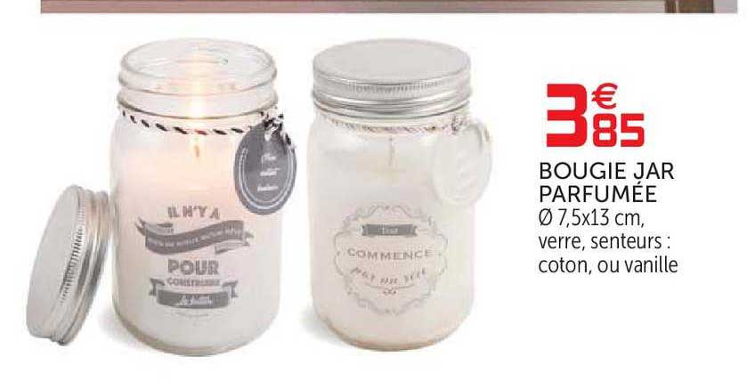 bougie jar parfumée