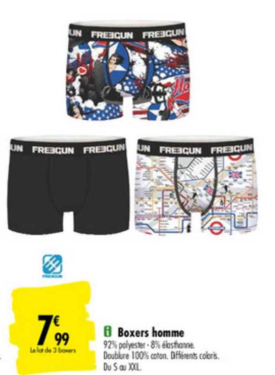 Boxers Homme Freegun