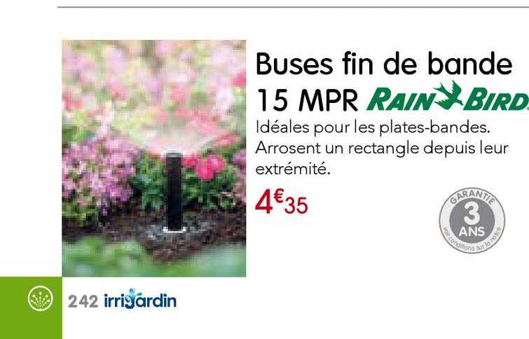 buses fin de bande 15 mpr rain bird