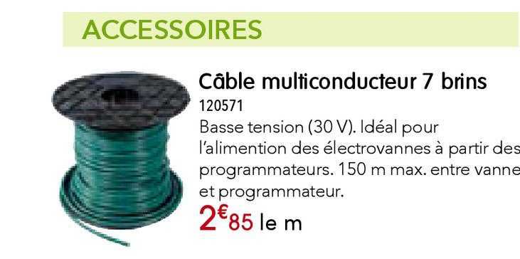 câble multiconducteur 7 brins