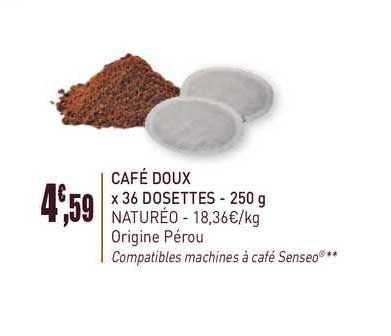 café doux x36 dosettes