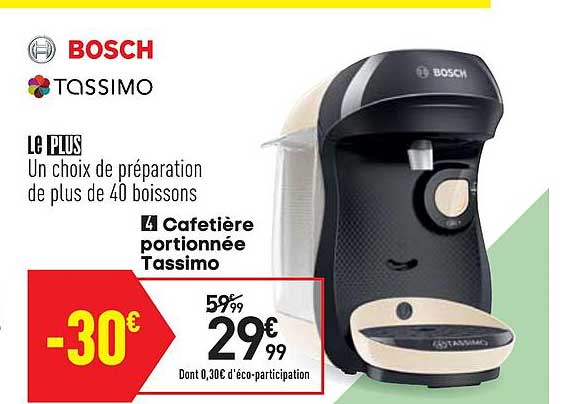 Cafetière Portionnée Tassimo Bosch