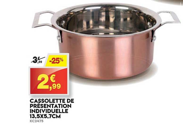 cassolette de présentation individuelle 13.5x5.7cm