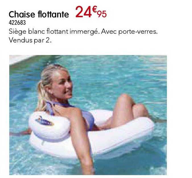 chaise flottante