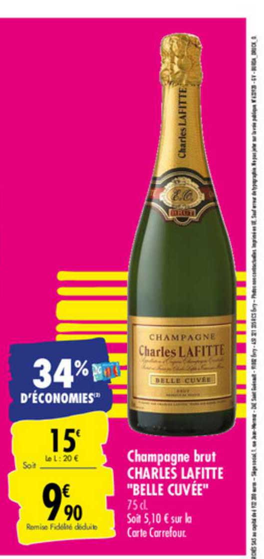 champagne brut charles lafitte "belle cuvée"