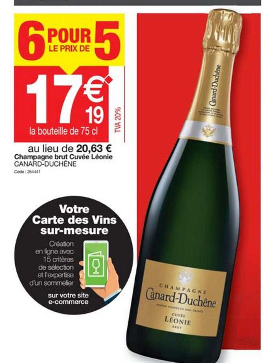 champagne brut cuvée léonie canard duchêne