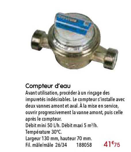 compteur d'eau