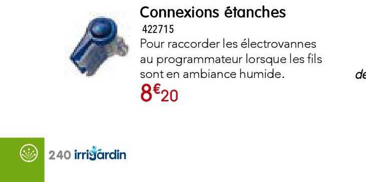 Connexion étanches