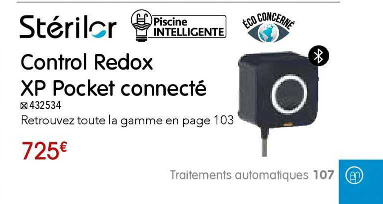 control redox xp pocket connecté stérilor