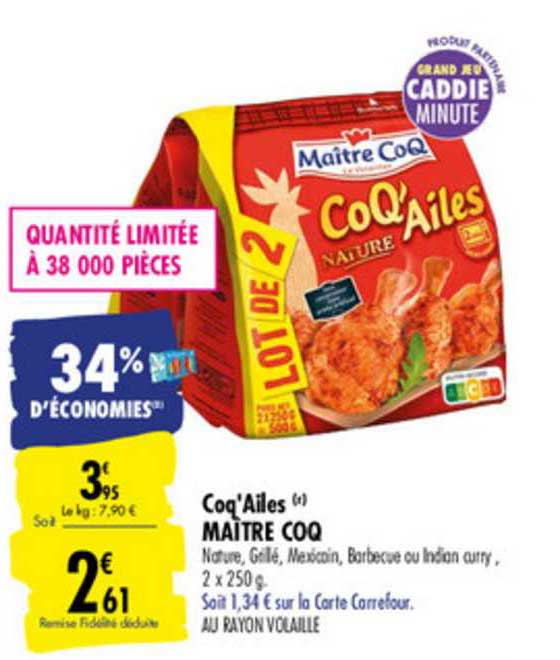 coq'ailes maître coq