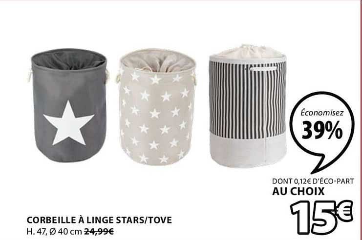 corbeille à linge stars tove