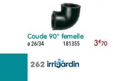 coude 90° femelle