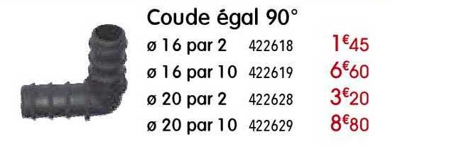 coude égal 90°