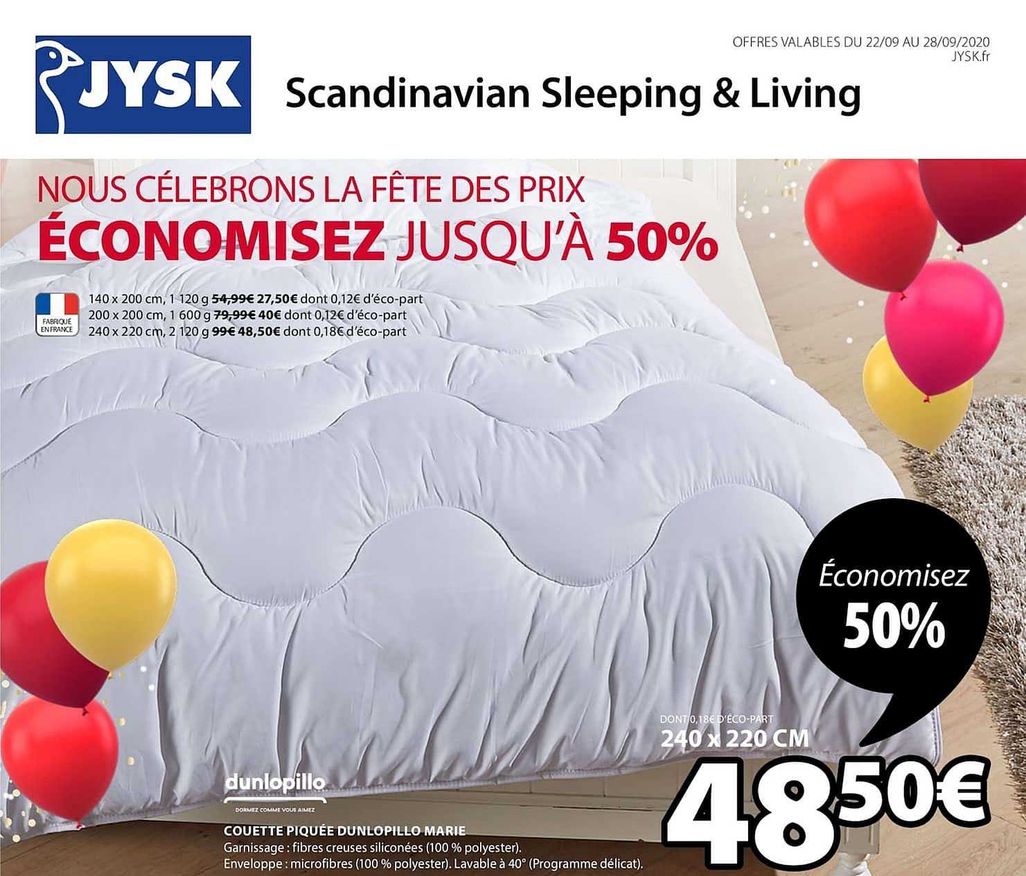 couette piquée dunlopillo marie