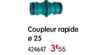 coupleur rapide 25