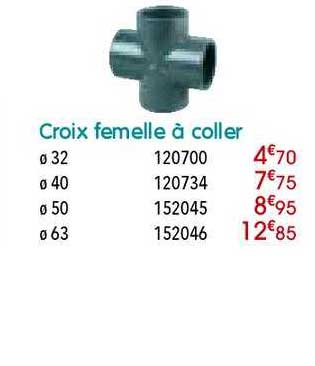 croix femelle à coller