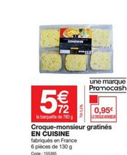 croque monsieur gratinés en cuisine