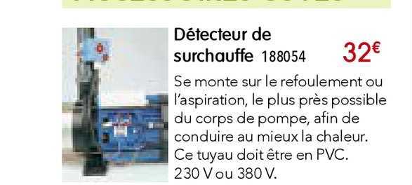 détecteur de surchauffe