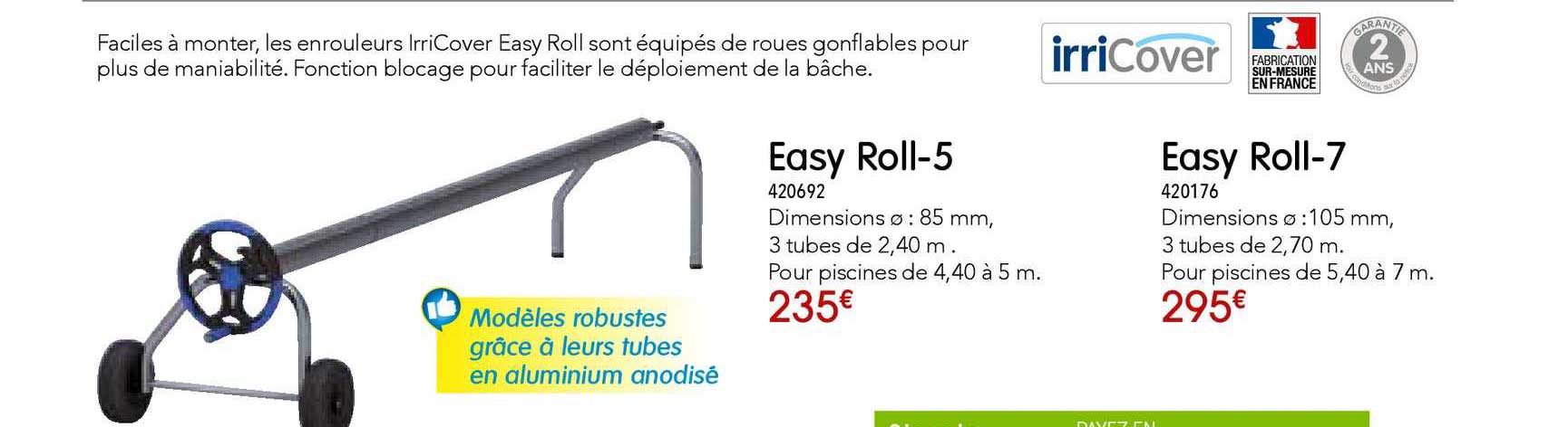 easy roll 5 easy roll 7 irricover