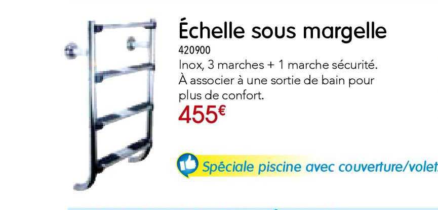 échelle sous margelle