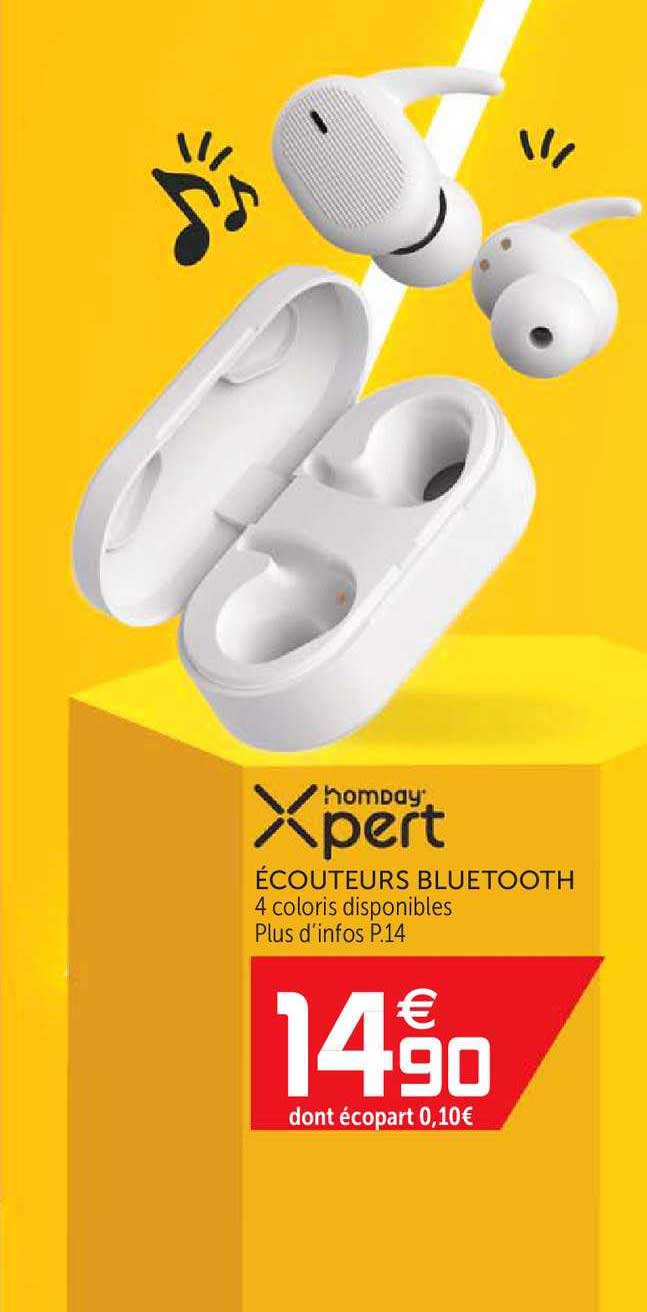 écouteurs Bluetooth Homday Xpert