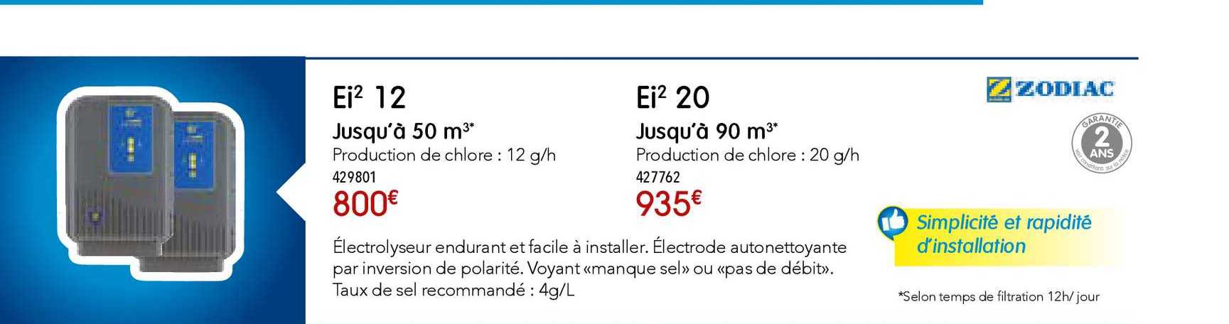 ei2 12 jusqu'à 50 m3 ei2 20  jusqu'à 90 m3 zodiac
