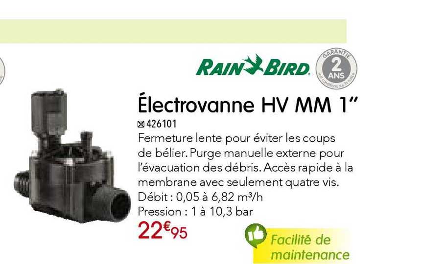 électrovanne hv mm 1" rain bird