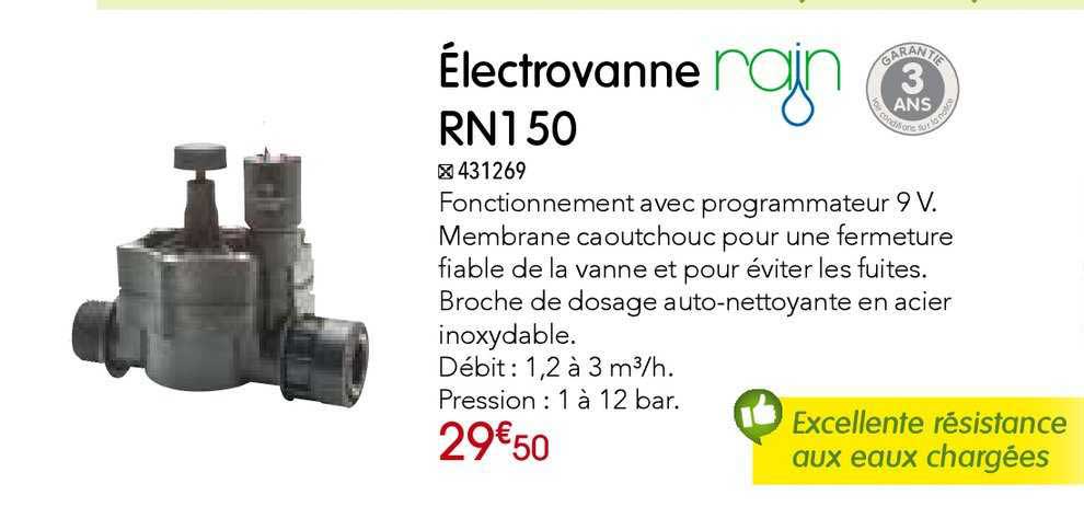 électrovanne rn1 50 rain