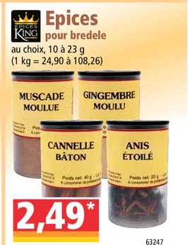 Epices King épices Pour Bredele