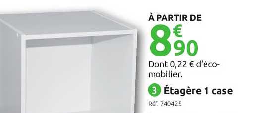 étagère 1 case