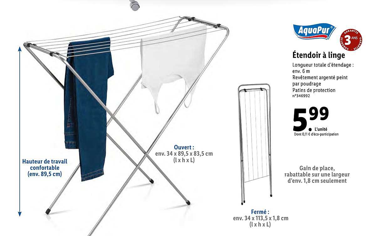 étendoir à Linge Aquapur