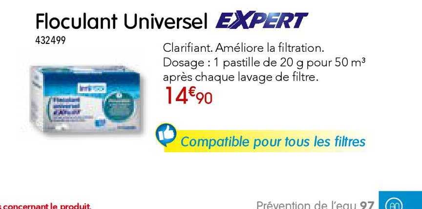 floculant universel expert