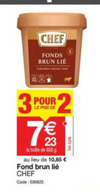 fond brun lié chef