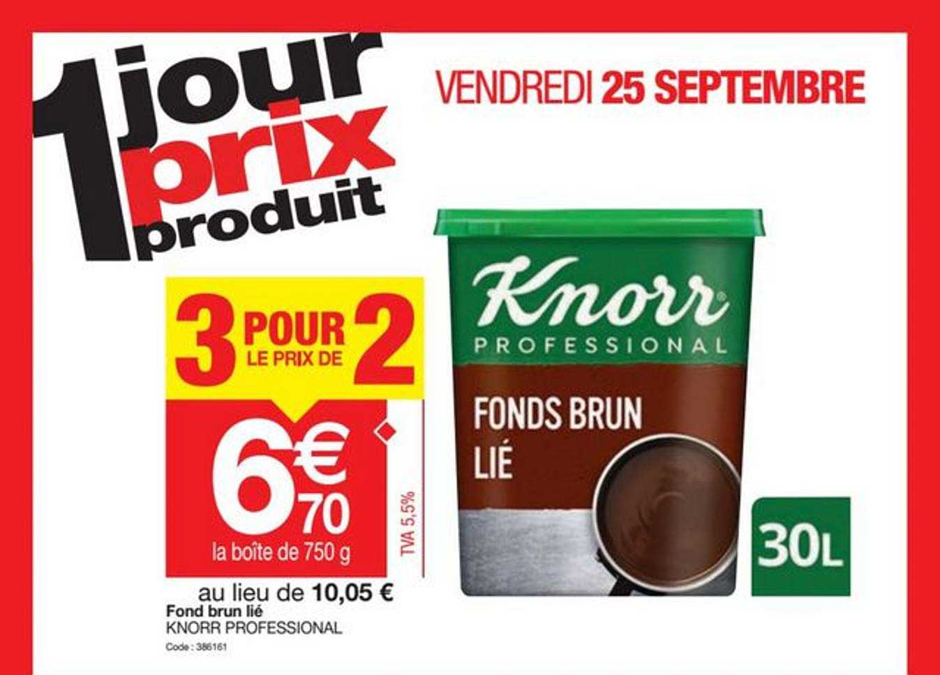 fond brun lié knorr professional