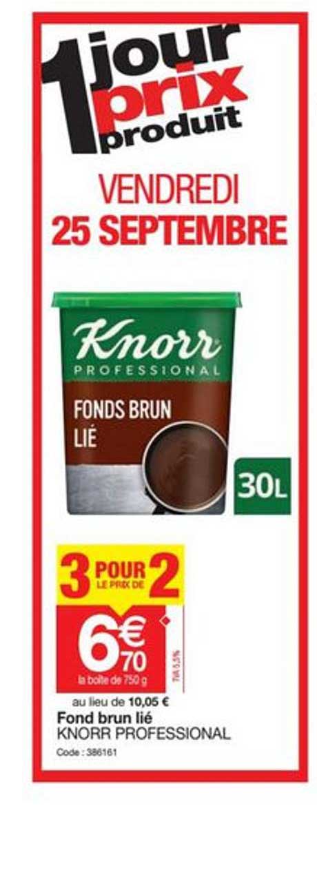 fond brun lié knorr professional